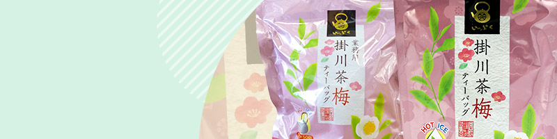 掛川茶梅 ティーバッグ<深蒸し煎茶>