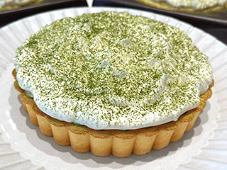 掛川抹茶のタルトケーキ