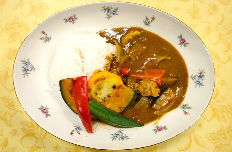 夏野菜お茶カレー